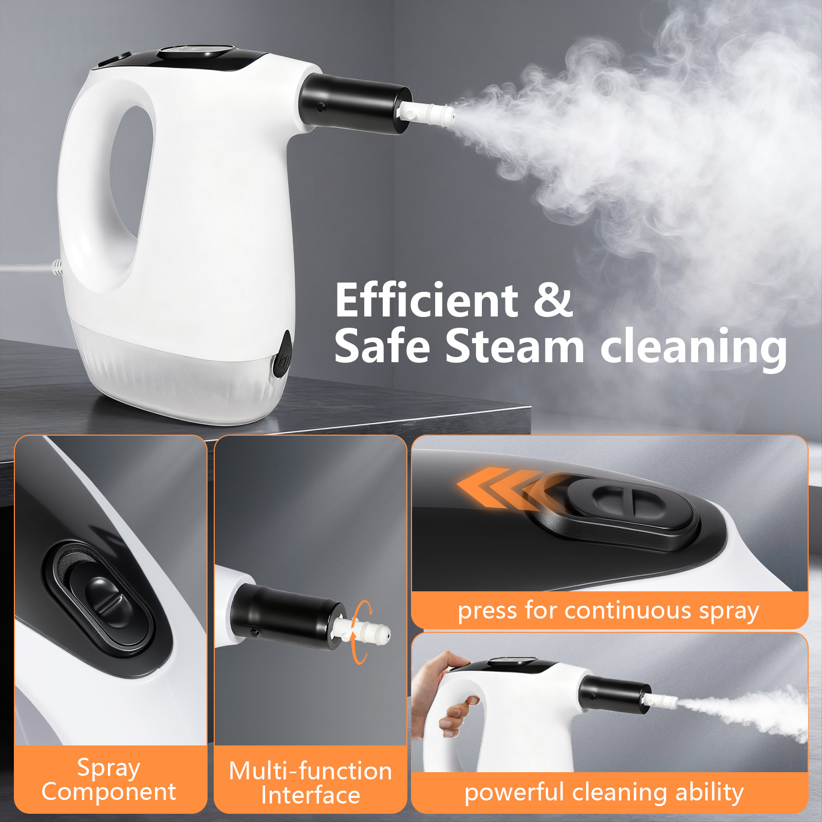 Steam mop 1500W high power