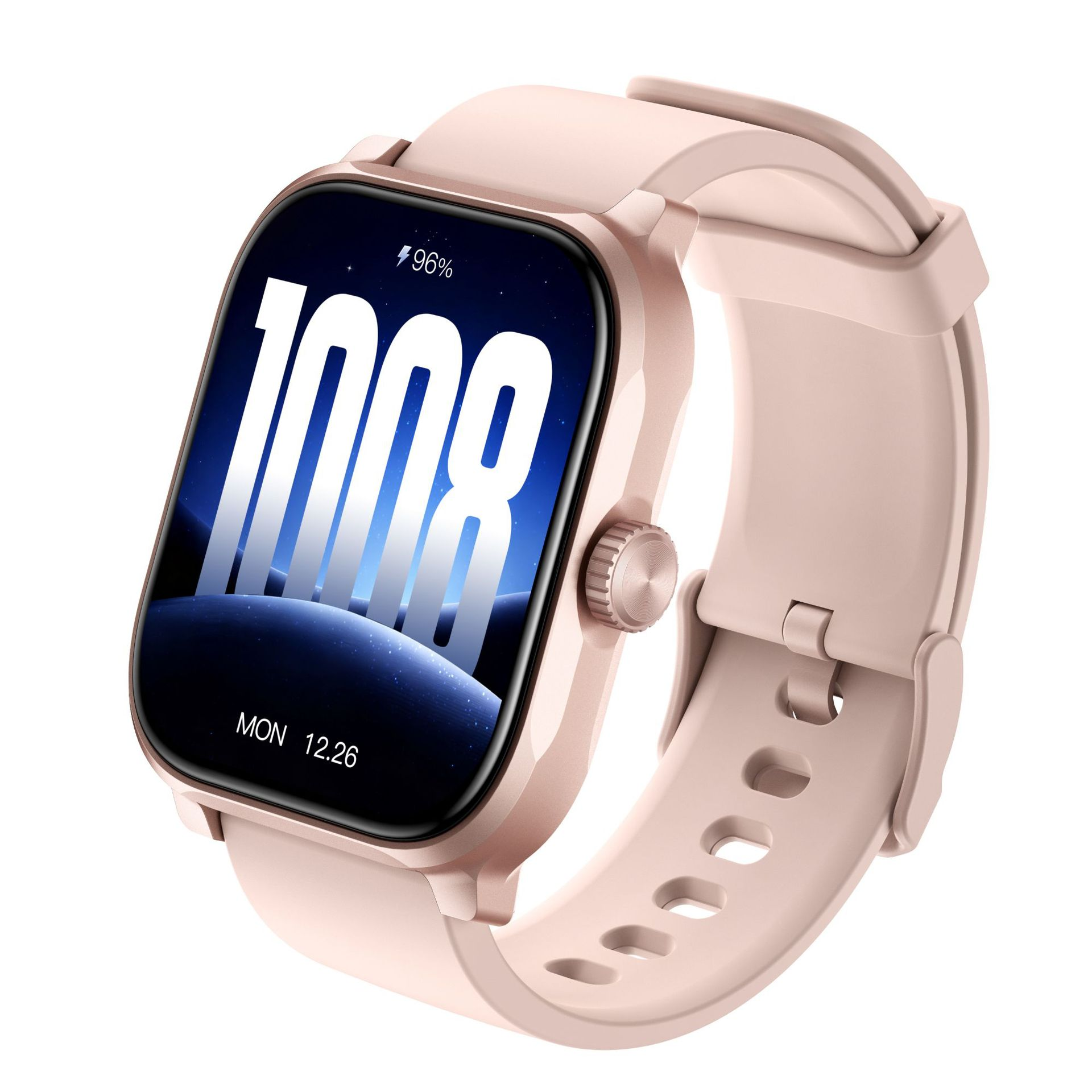 New 1.96" HD Full Touch Smart Watch | Durable Mechanical Rotary Button, All-Day Health Tracking & Sports Companion