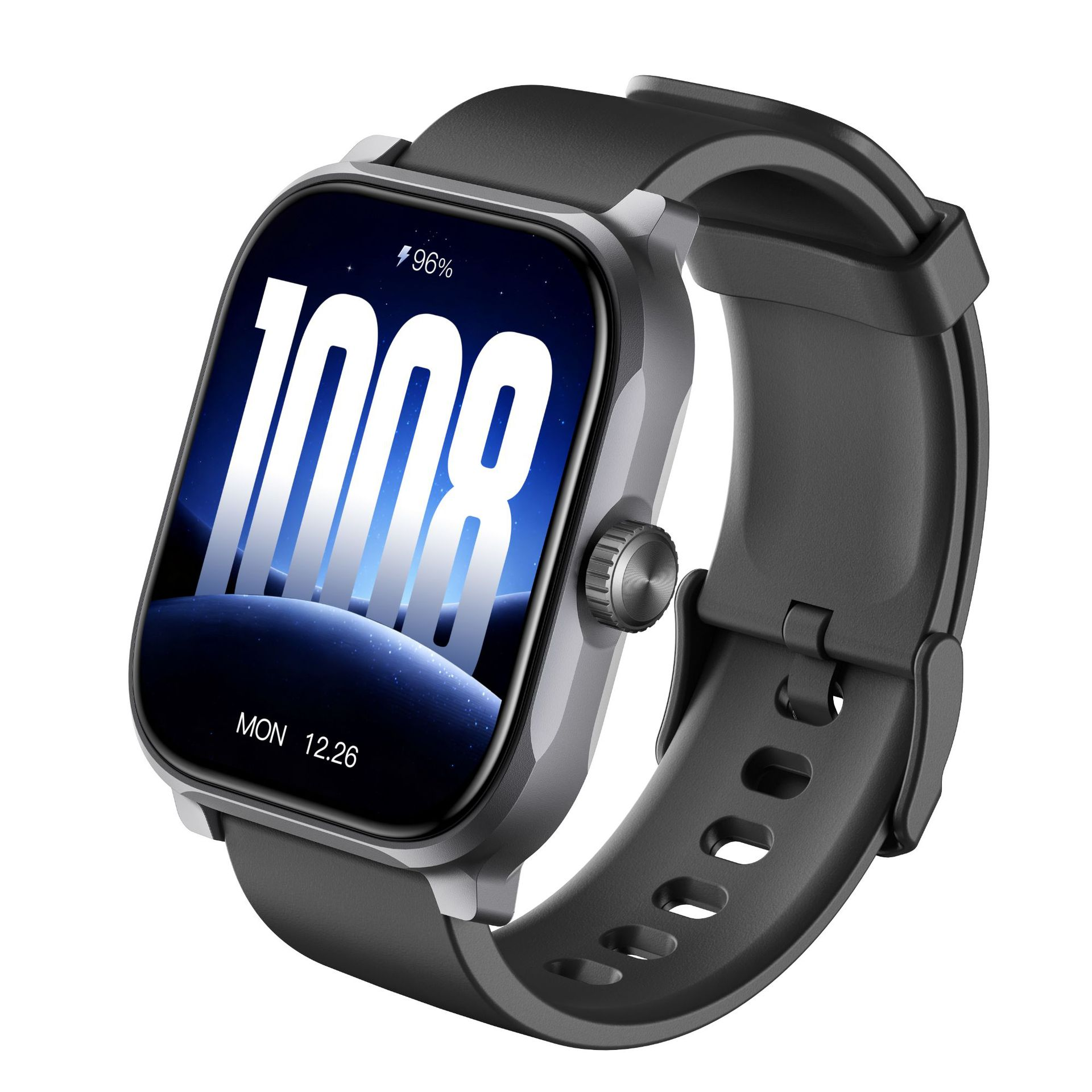 New 1.96" HD Full Touch Smart Watch | Durable Mechanical Rotary Button, All-Day Health Tracking & Sports Companion