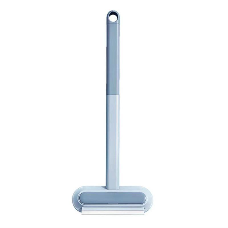 【4 in 1】Multi-functional Pet Hair Remover, Reusable & Washable Dog & Cat Hair Removal Tool with Extra Long Handle, Lint Cleaner Squeegee for Furniture, Carpet, Clothes, Bedding, Car, Window