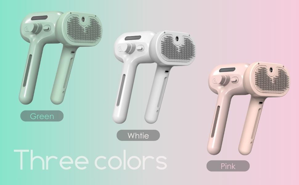 pet hair removal comb with water tank