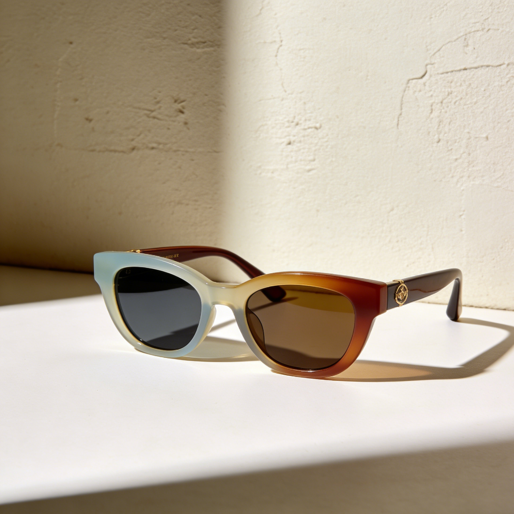 Okulary przeciwsłoneczne o modnym charakterze