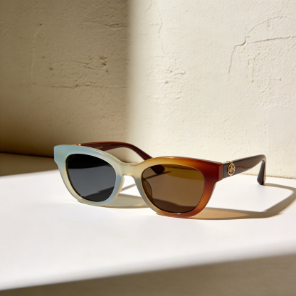 Okulary przeciwsłoneczne o modnym charakterze