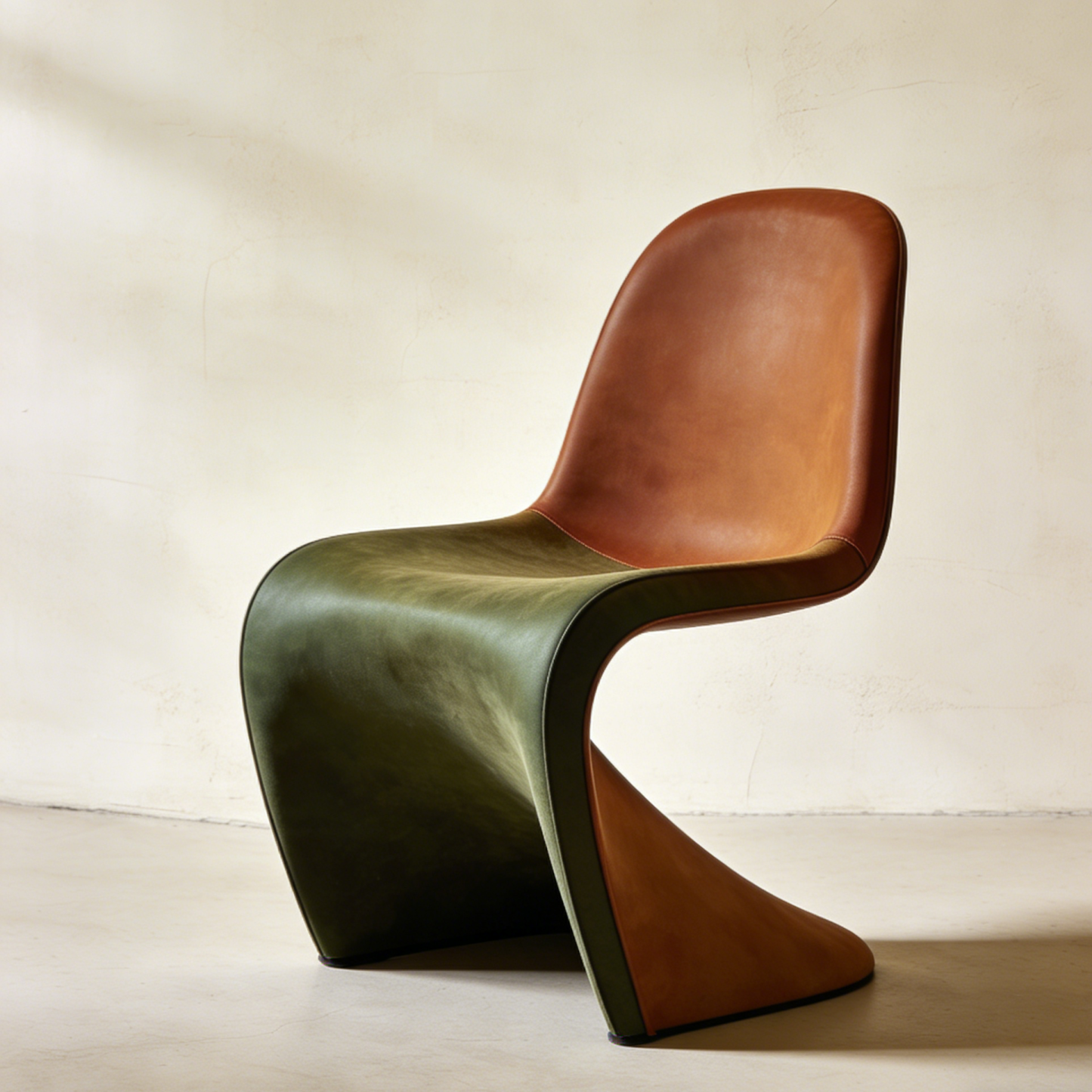 Krzesło o nowoczesnym artystycznym kształcie