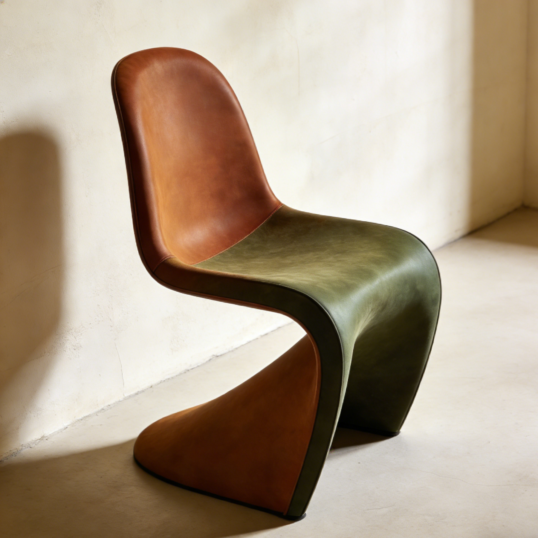 Krzesło o nowoczesnym artystycznym kształcie