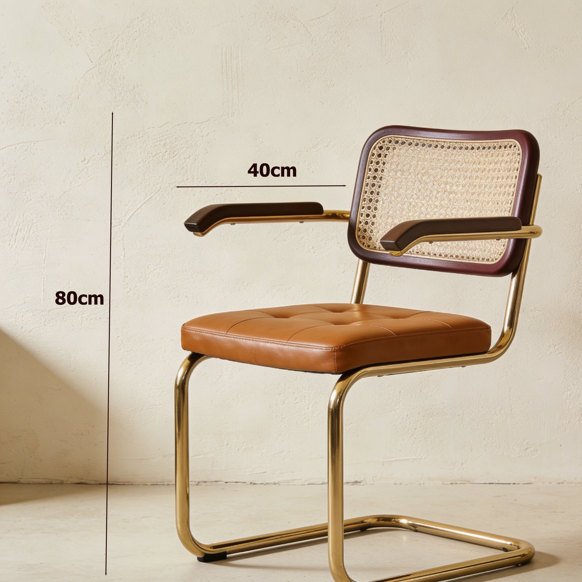 Krzesło designerskie przy stole w jadalni