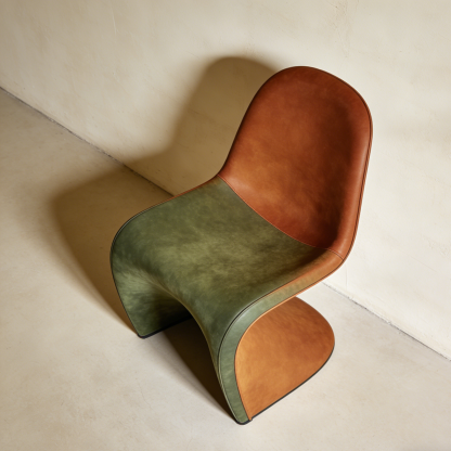 Krzesło o nowoczesnym artystycznym kształcie