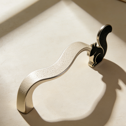 Poignées de tiroir écureuil en métal, lot de 4