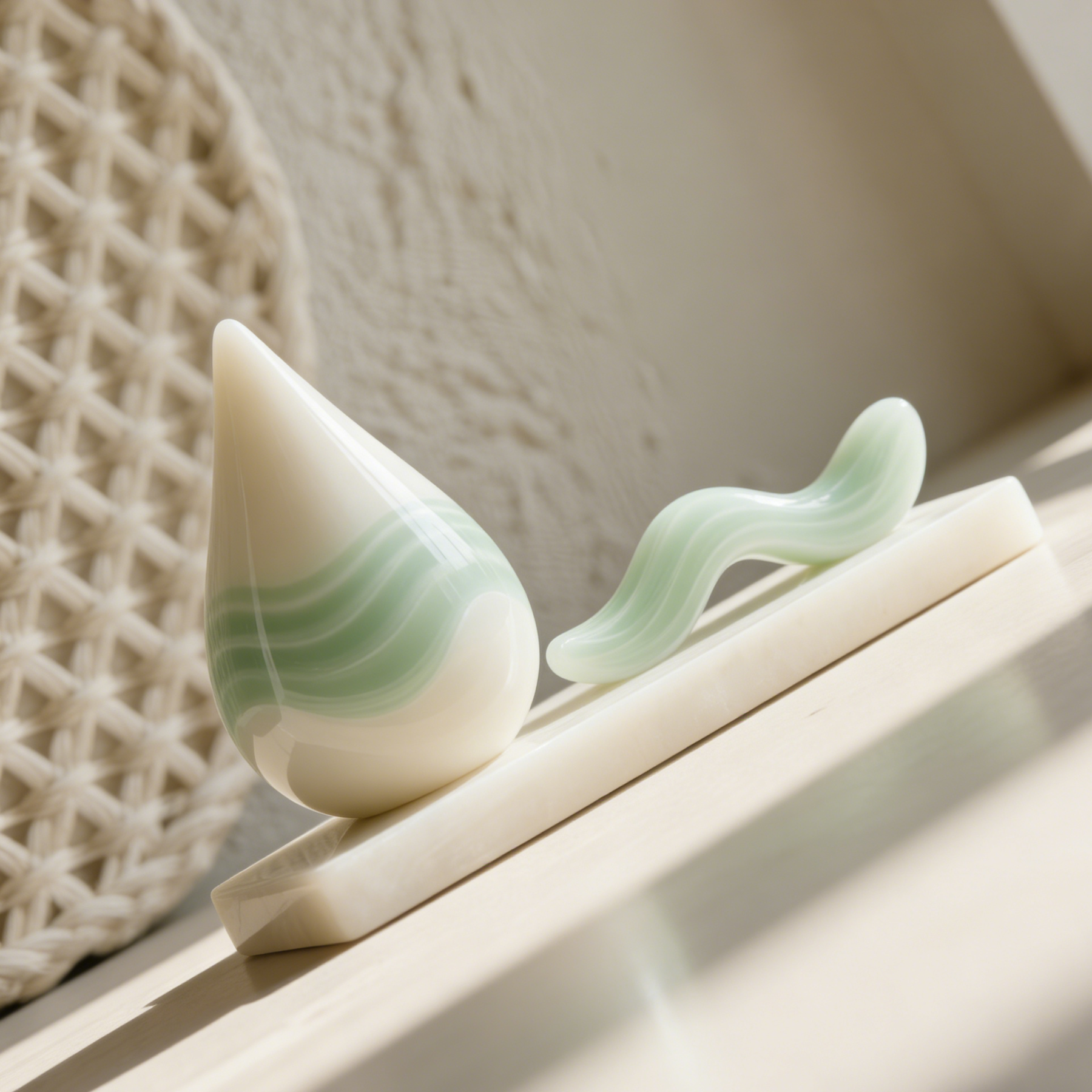 Presse-papier en céramique en forme de goutte d’eau