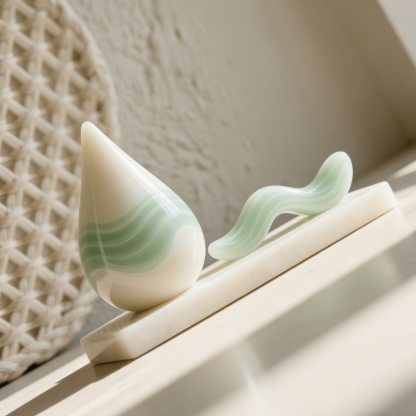 Presse-papier en céramique en forme de goutte d’eau