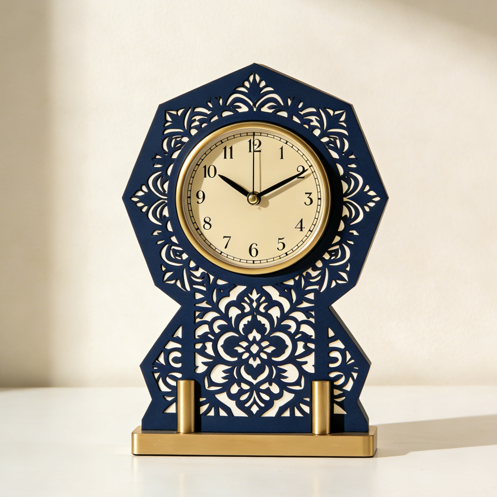 Ozdobny zegar stołowy
