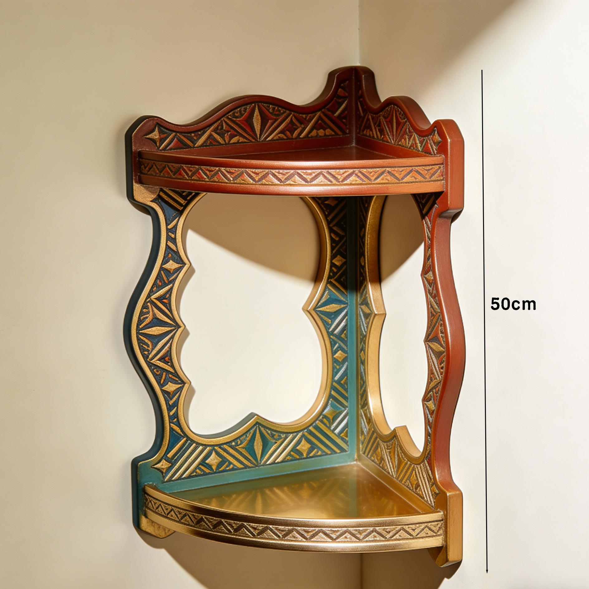 Półka narożna wielofunkcyjna