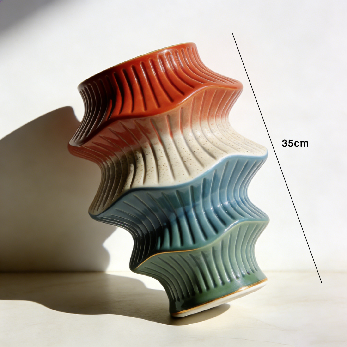 Ceramiczny wazon dekoracyjny