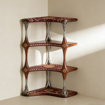 Raft de colț pentru depozitare