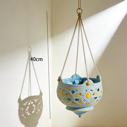 Coș suspendat decorativ pentru balcon