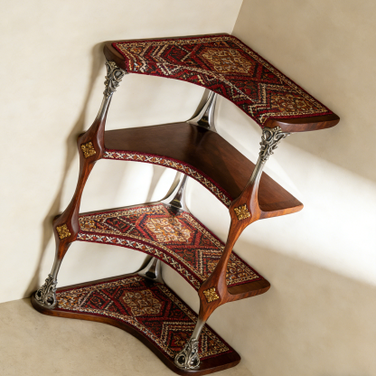 Raft de colț pentru depozitare