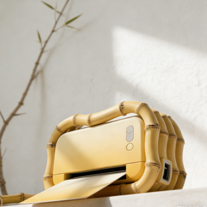 Przenośna drukarka bambusowa