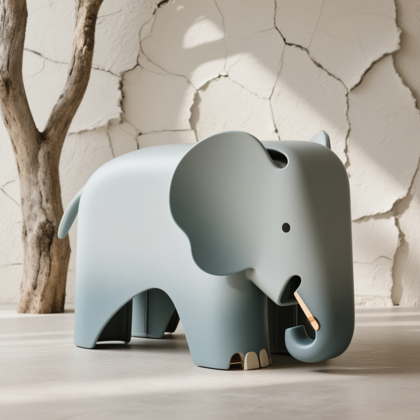 Gyerek elefánt alakú műanyag ülőke