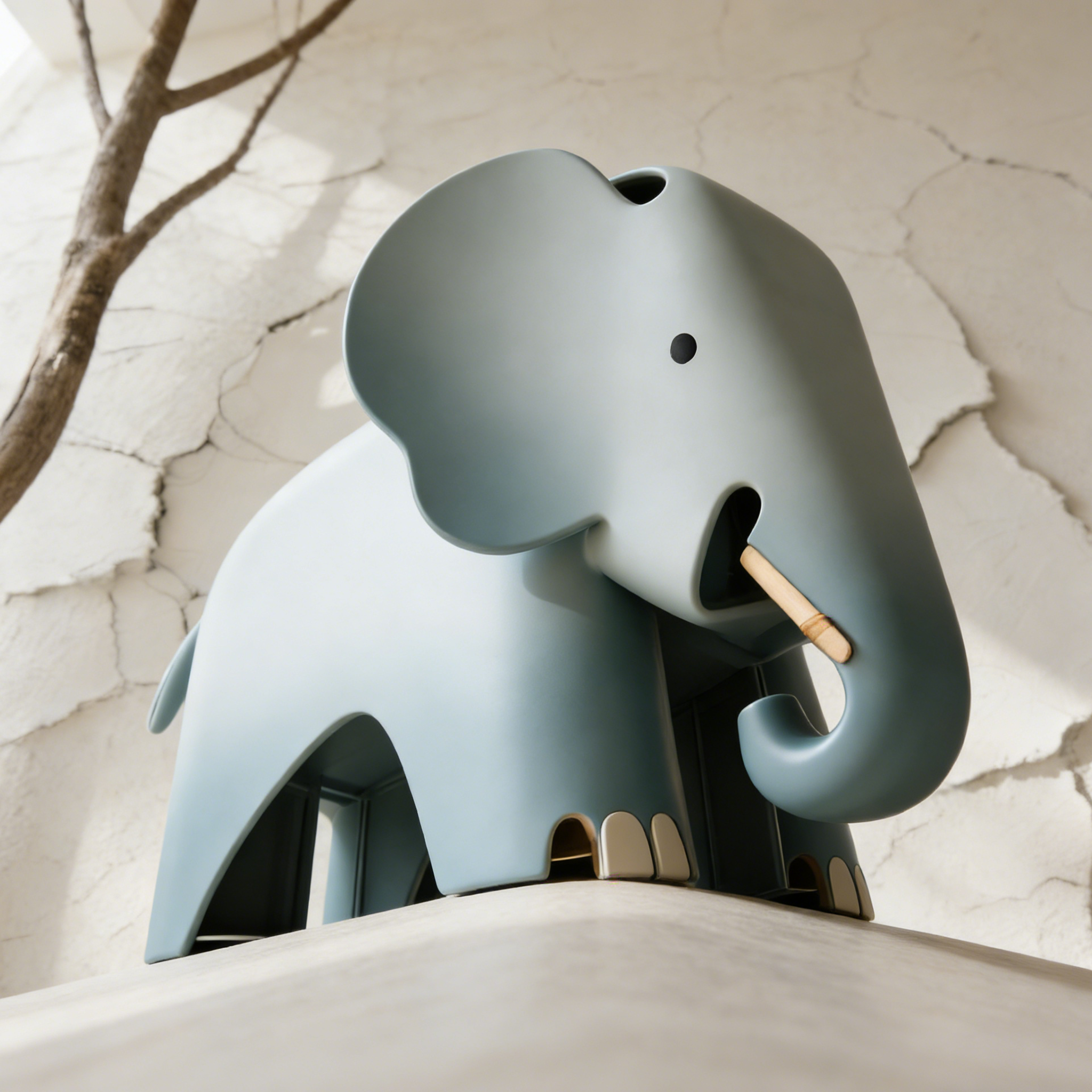 Gyerek elefánt alakú műanyag ülőke