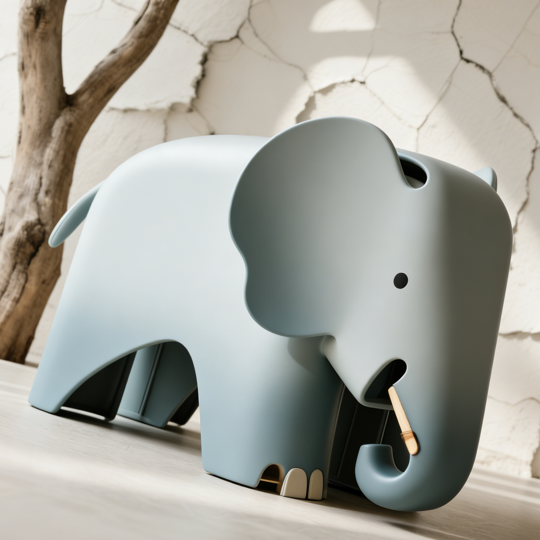 Gyerek elefánt alakú műanyag ülőke