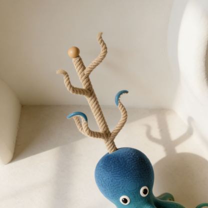 Kreatív polip dizájnú műgyanta fali akasztó