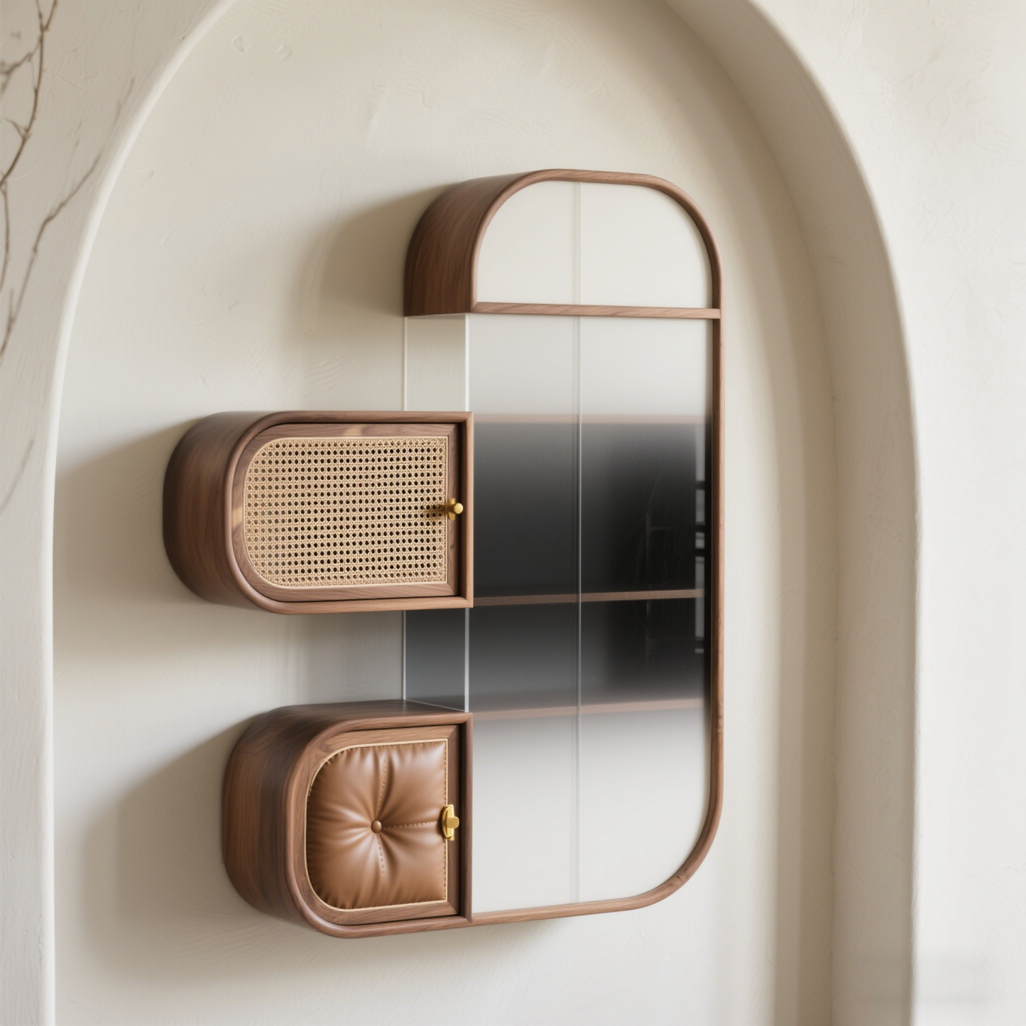 Fából készült moduláris tároló állvány