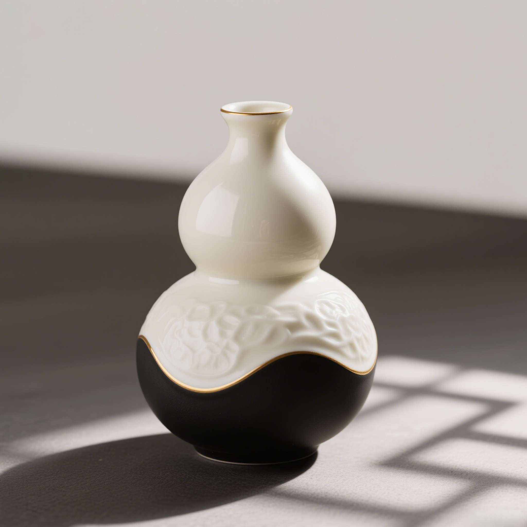 Hagyományos kínai porcelán borosüveg, tök alakban (2 db) 