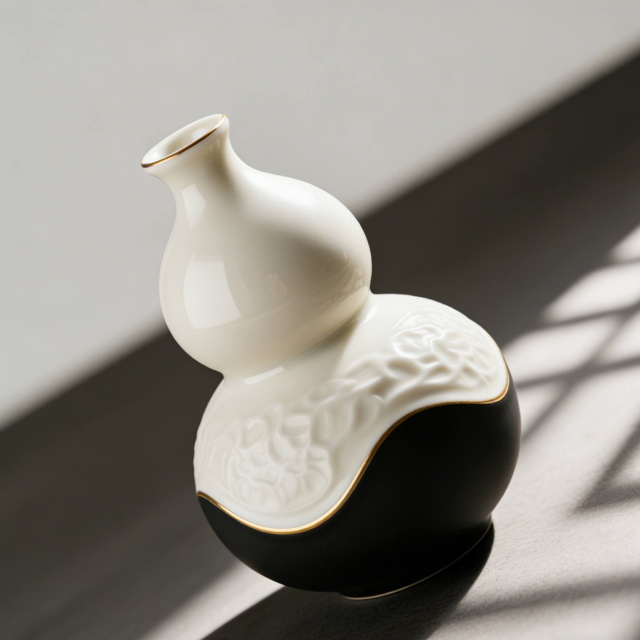 Hagyományos kínai porcelán borosüveg, tök alakban (2 db) 