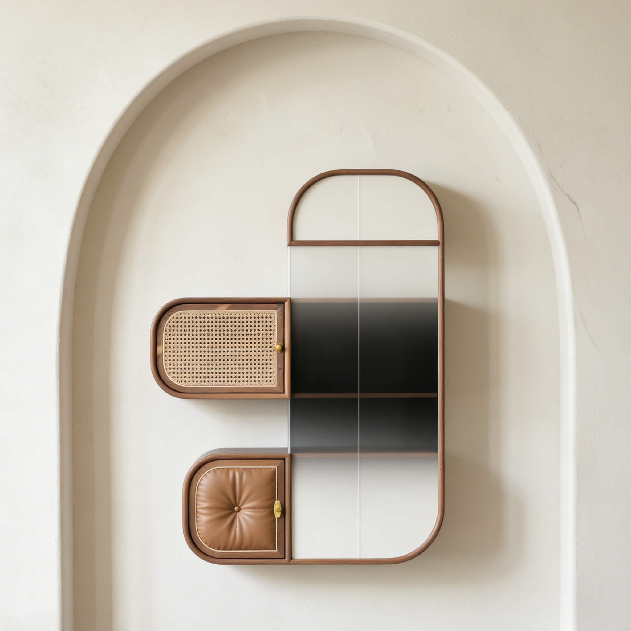 Fából készült moduláris tároló állvány