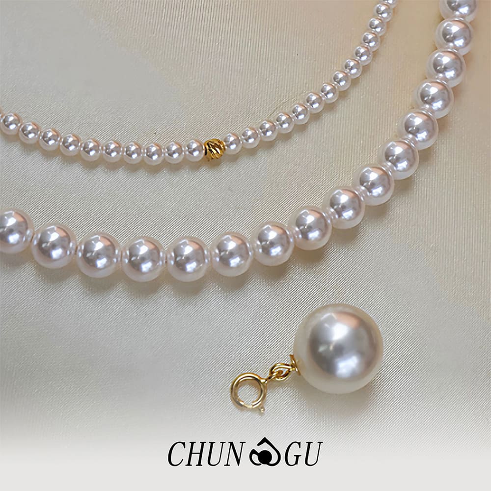  3-in-1 Convertible Pearl Layered Necklace Set 