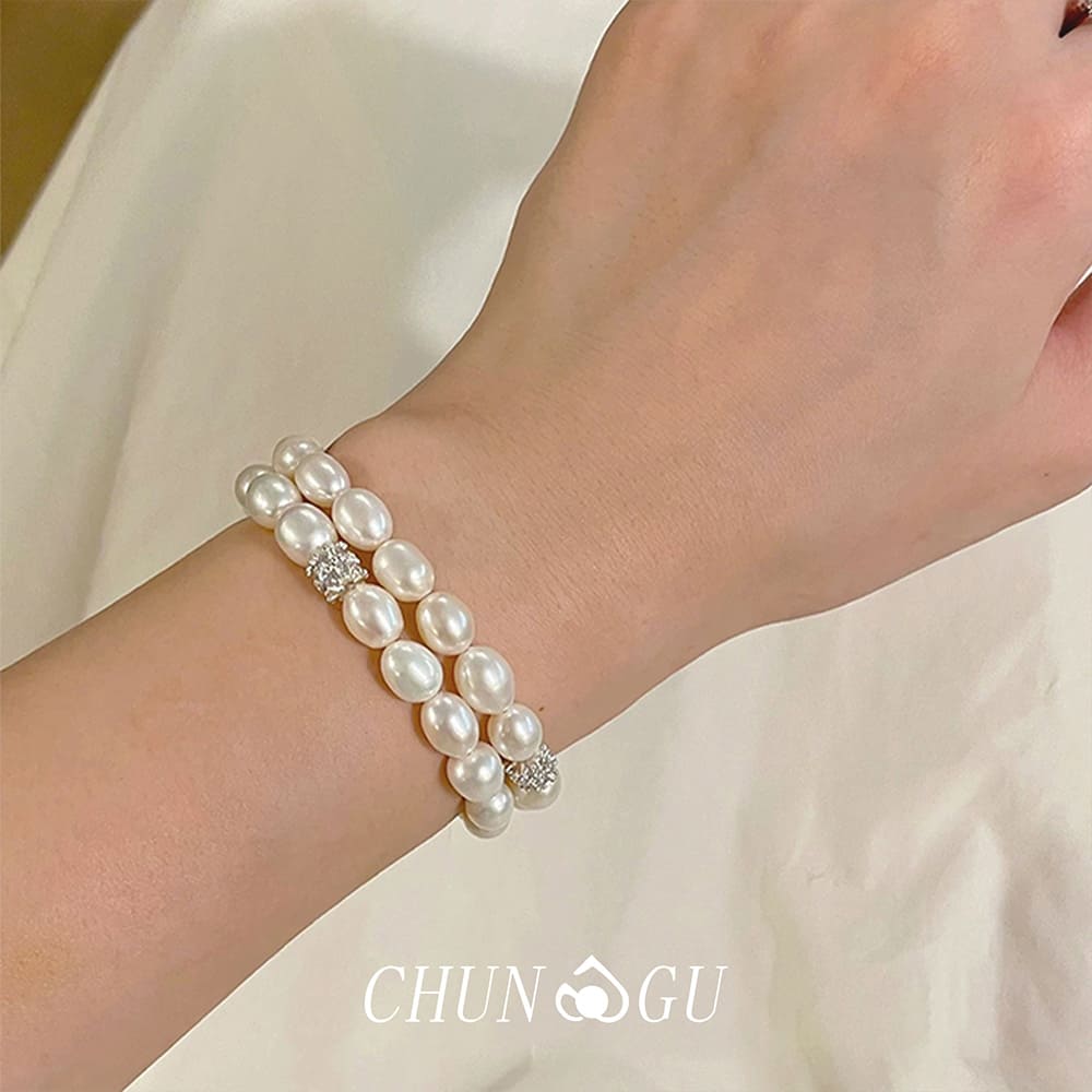 Exquisite Baroque Pearl Bracelet