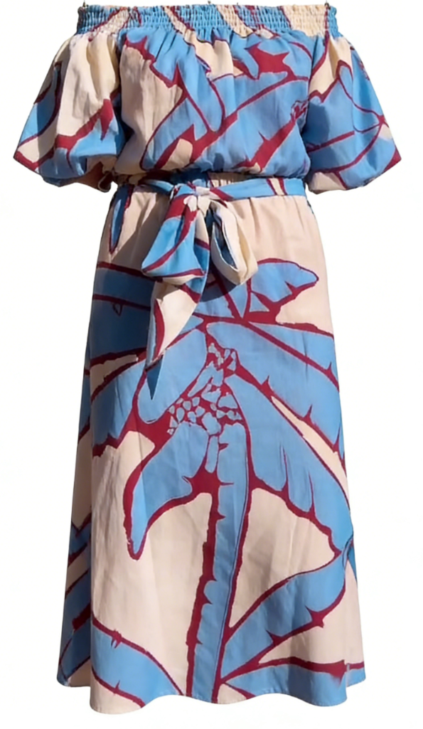 Resort Print Maxi Dress
