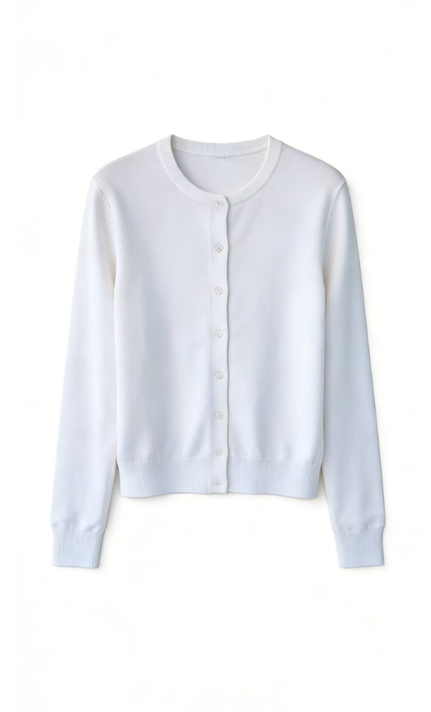 Red floral maxi dress and white knit cardigan set-Mesadic