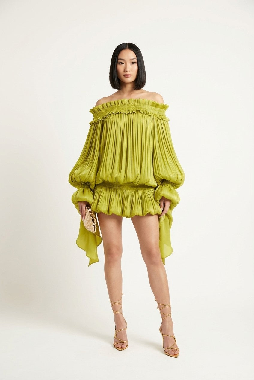 Limea Ruffle Off-Shoulder Mini Dress