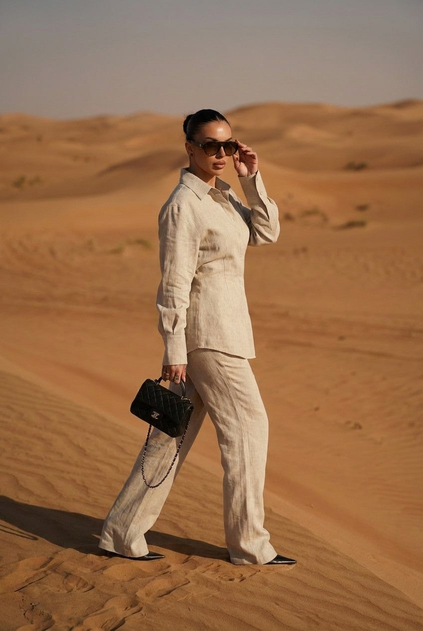 Sand Dune Linen Relaxed Set
