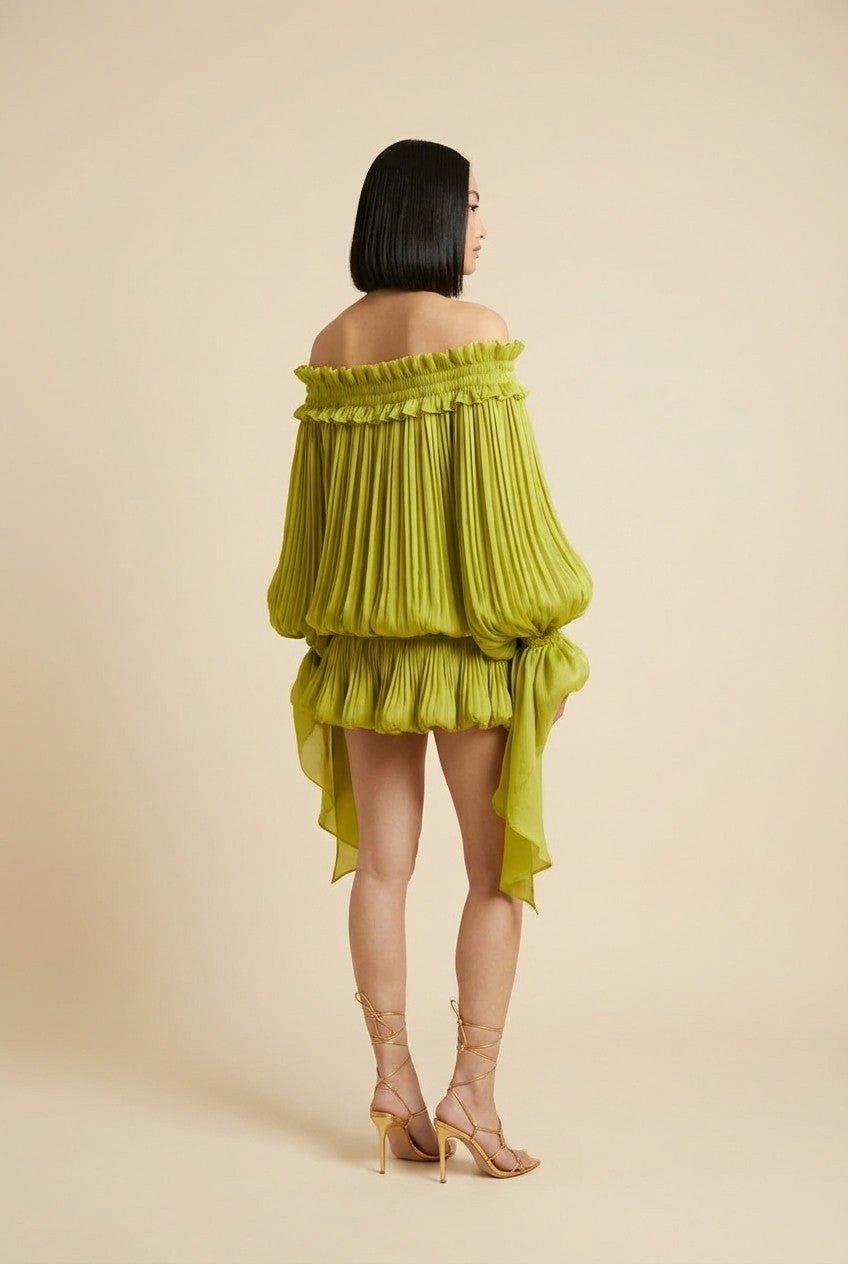 Limea Ruffle Off-Shoulder Mini Dress