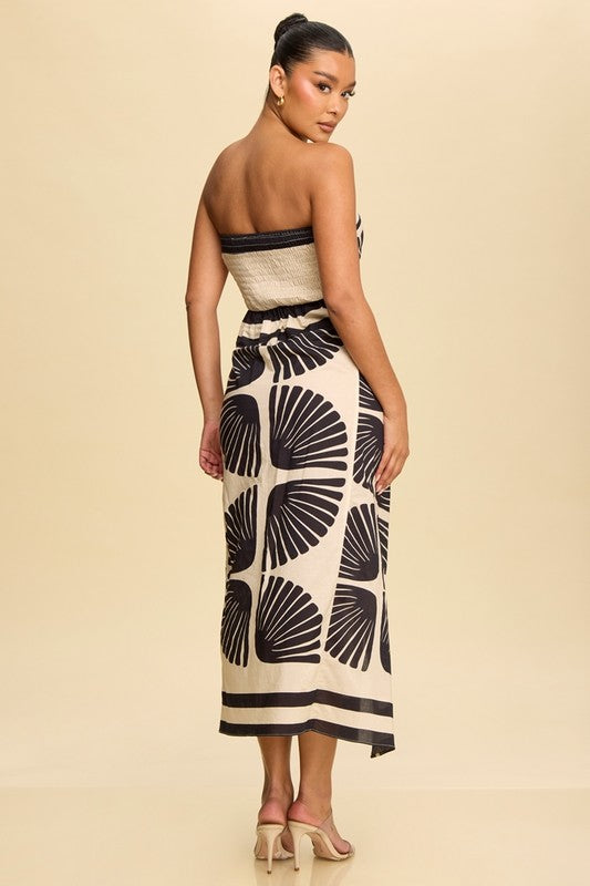 Resort Print Maxi Dress