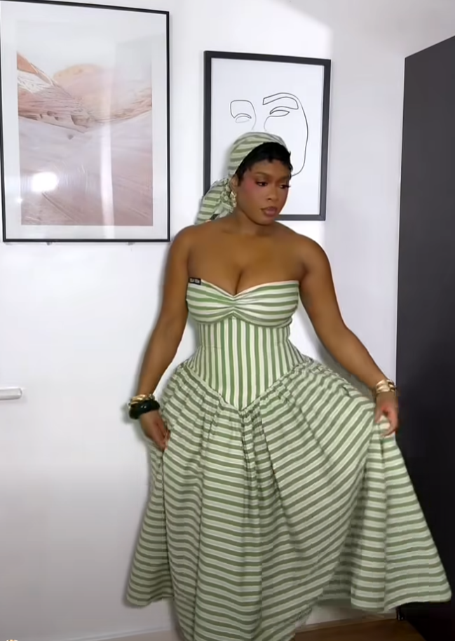 Verdelle Breeze Strapless Midi Dress — Add Matching Headscarf for Just $1.99