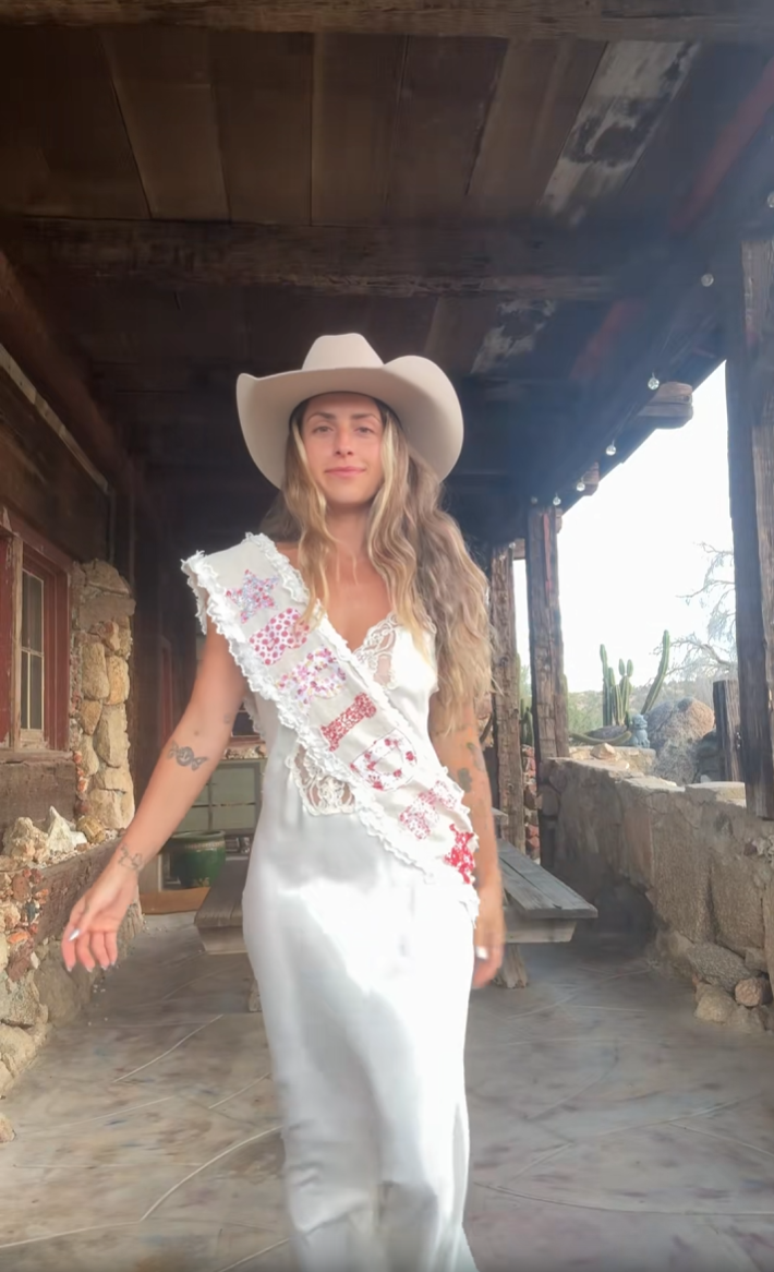 Desert Rose Lace Maxi Dress