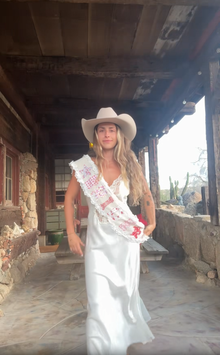 Desert Rose Lace Maxi Dress