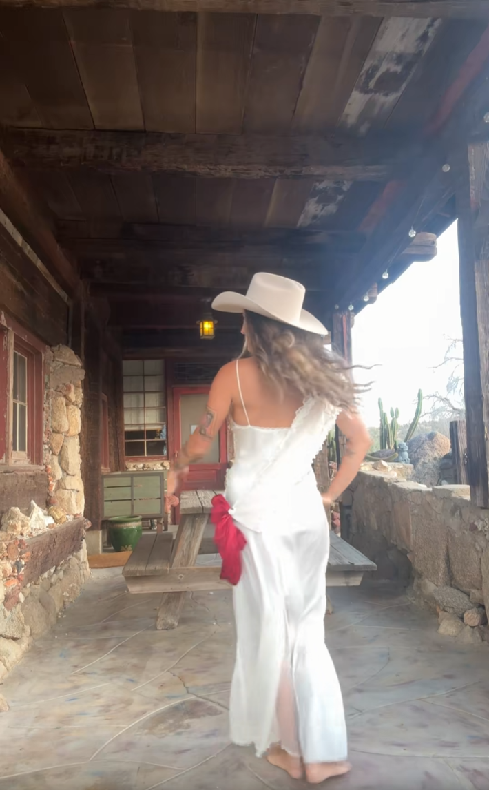 Desert Rose Lace Maxi Dress