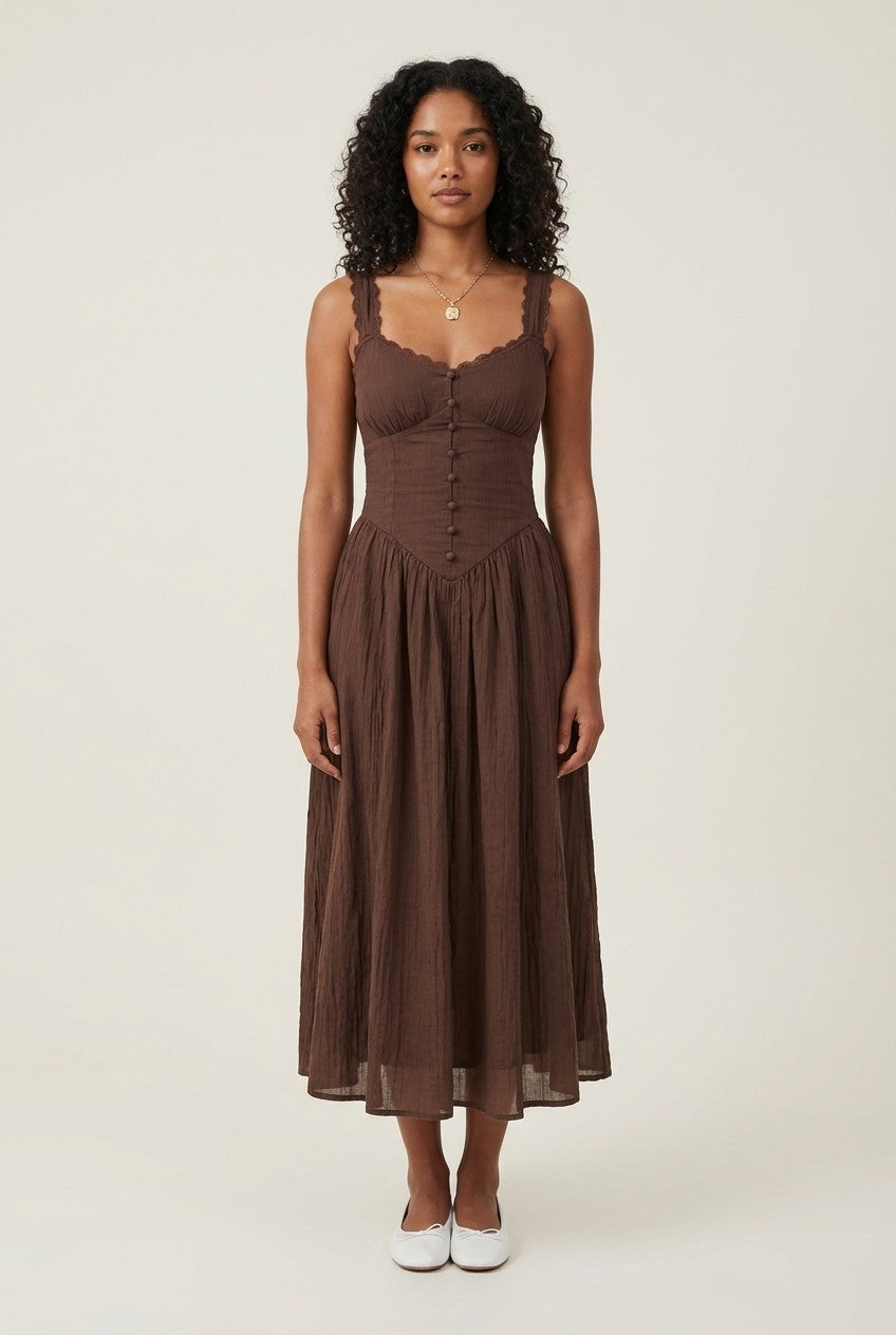 Serena Flow Midi Dress