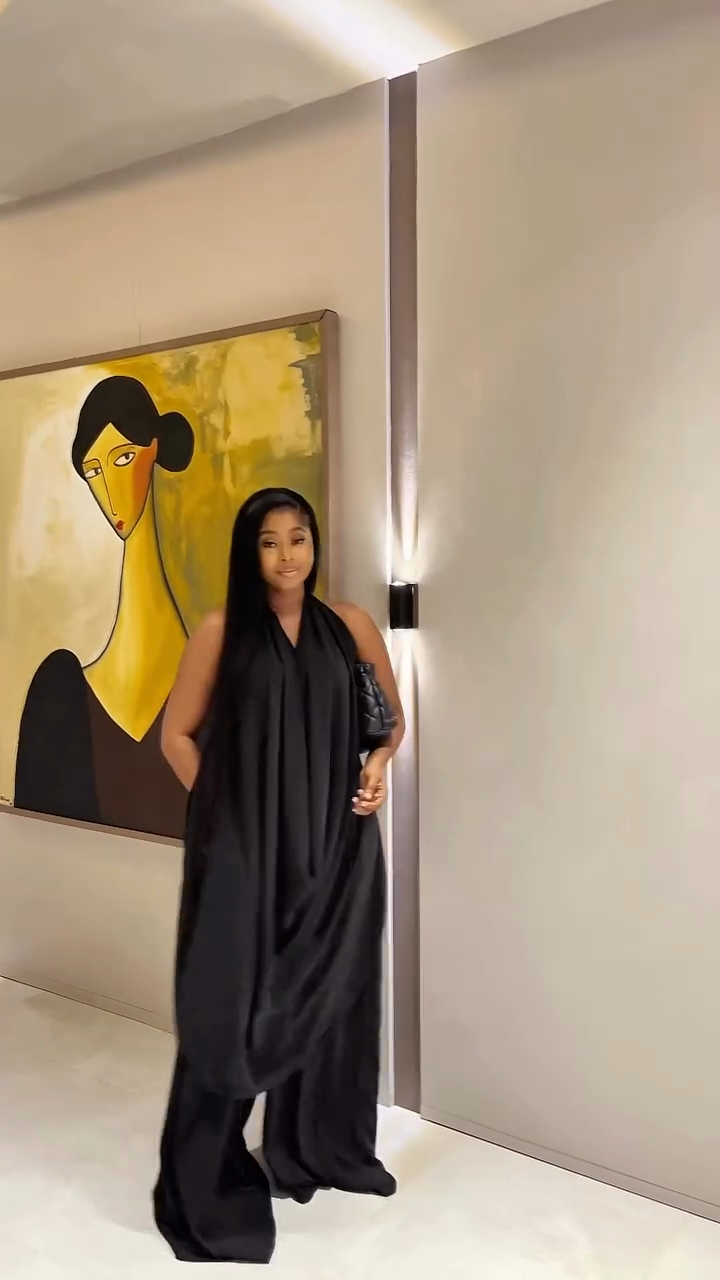 Backless ruffled top and wide-leg pants set-Mesadic