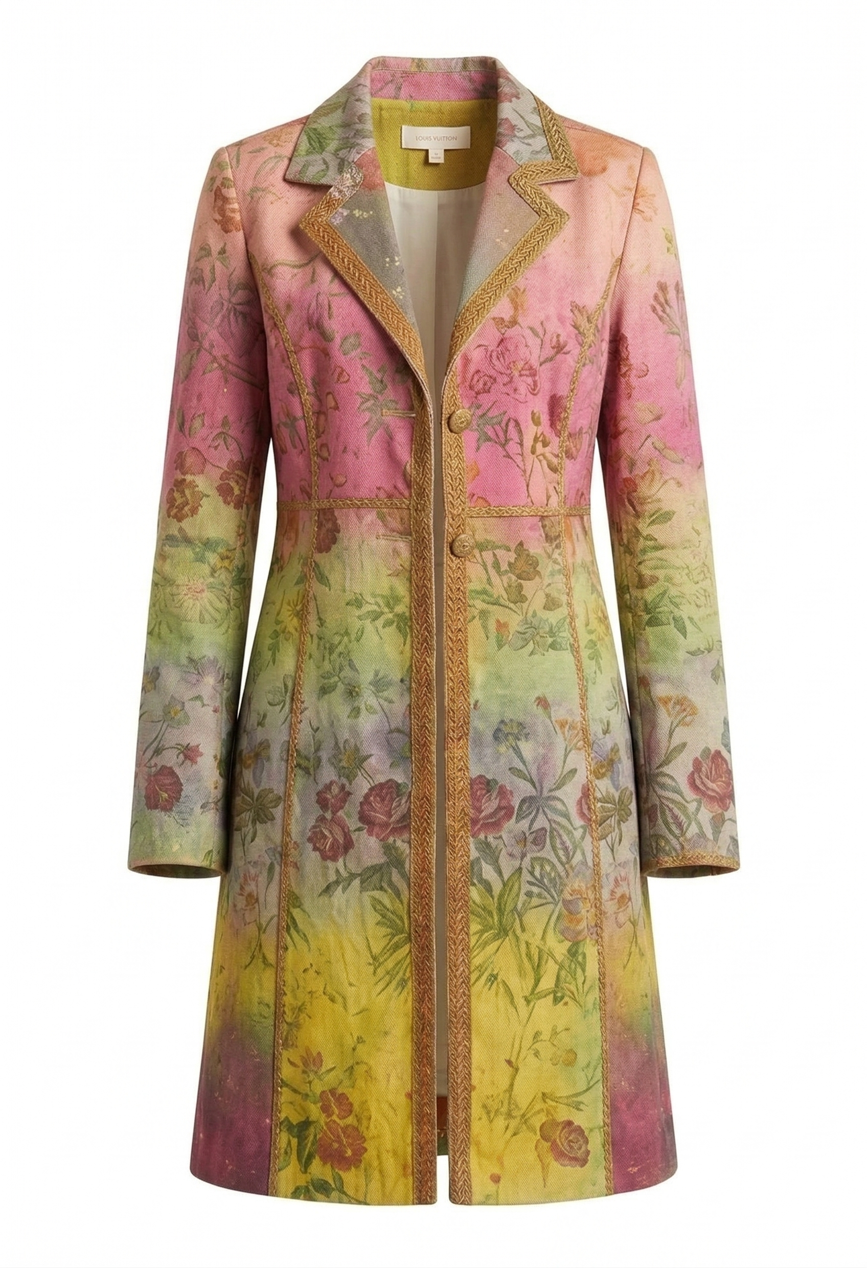 Verdant Muse Printed Tailored Set