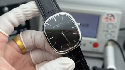 PATEK PHILIPPE GOLDEN  ELLIPSE  34.5mm×39.5mm【black face】