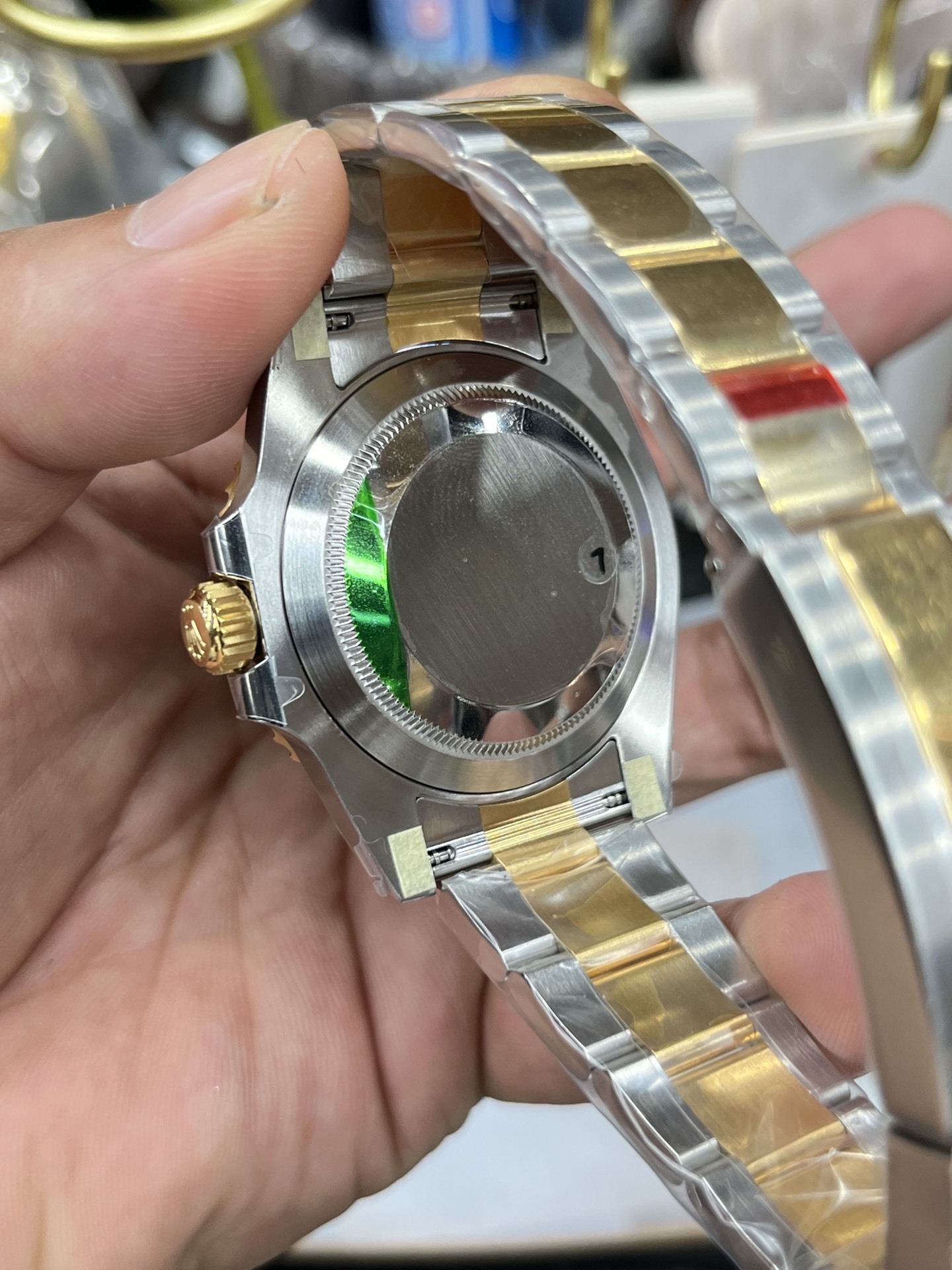 Rolex Submariner men's watch 40mm bicolor bule