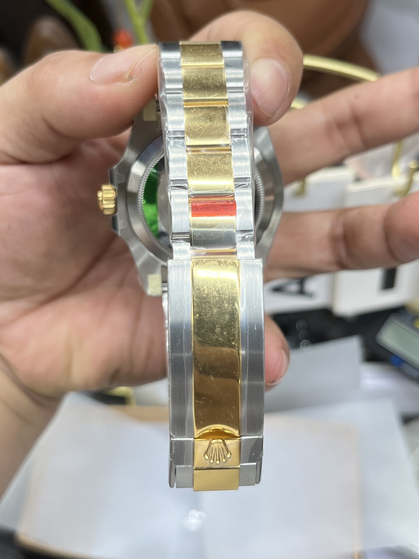 Rolex Submariner men's watch 40mm bicolor bule