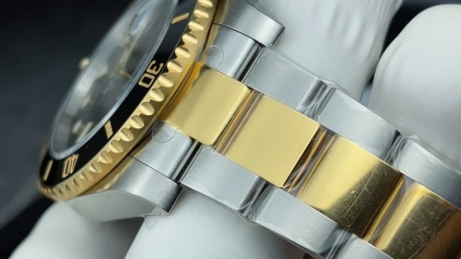 Rolex Submariner men's watch 40mm bicolor black