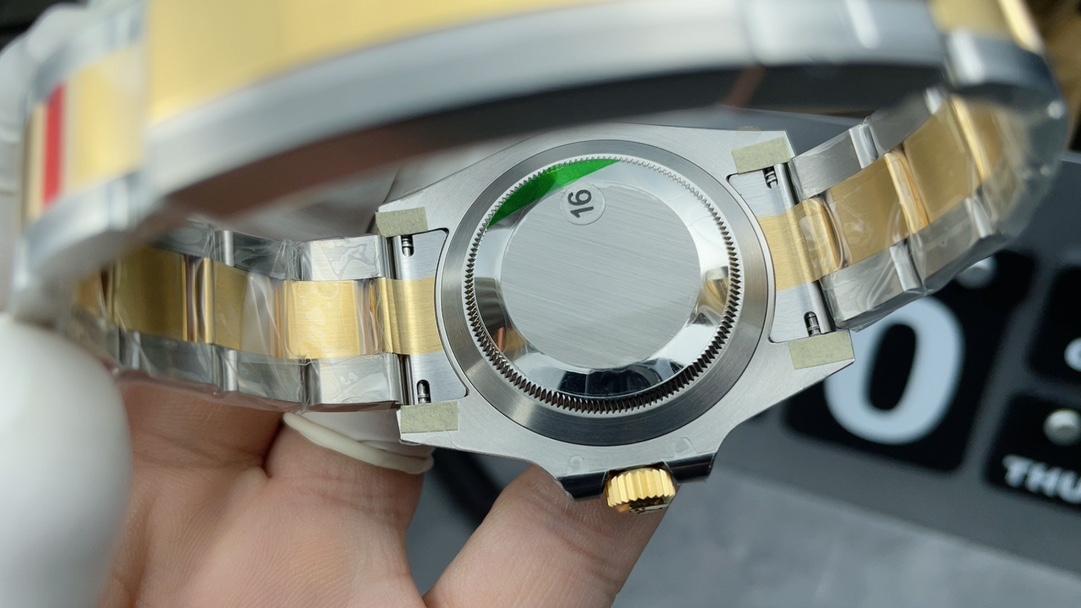 Rolex Submariner men's watch 40mm bicolor black