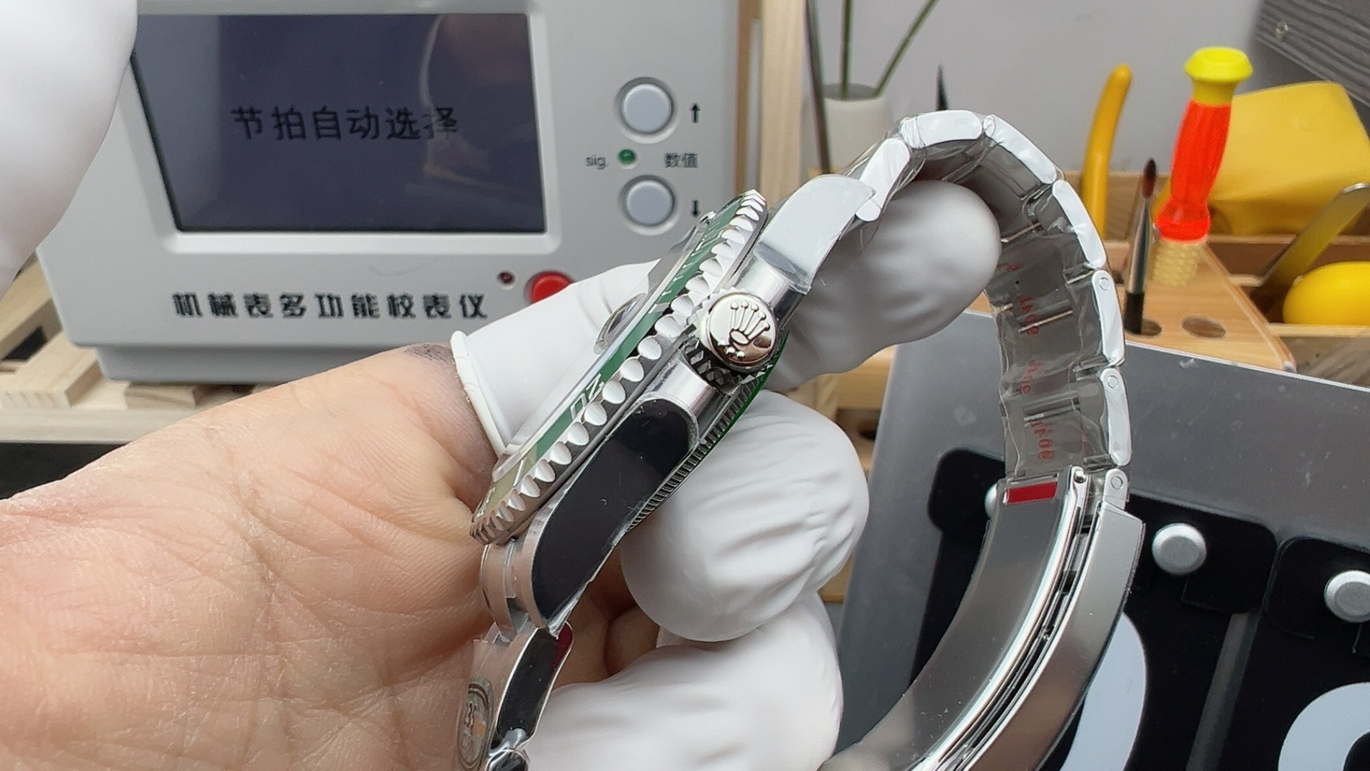 Rolex Submariner men's watch 41mm  green